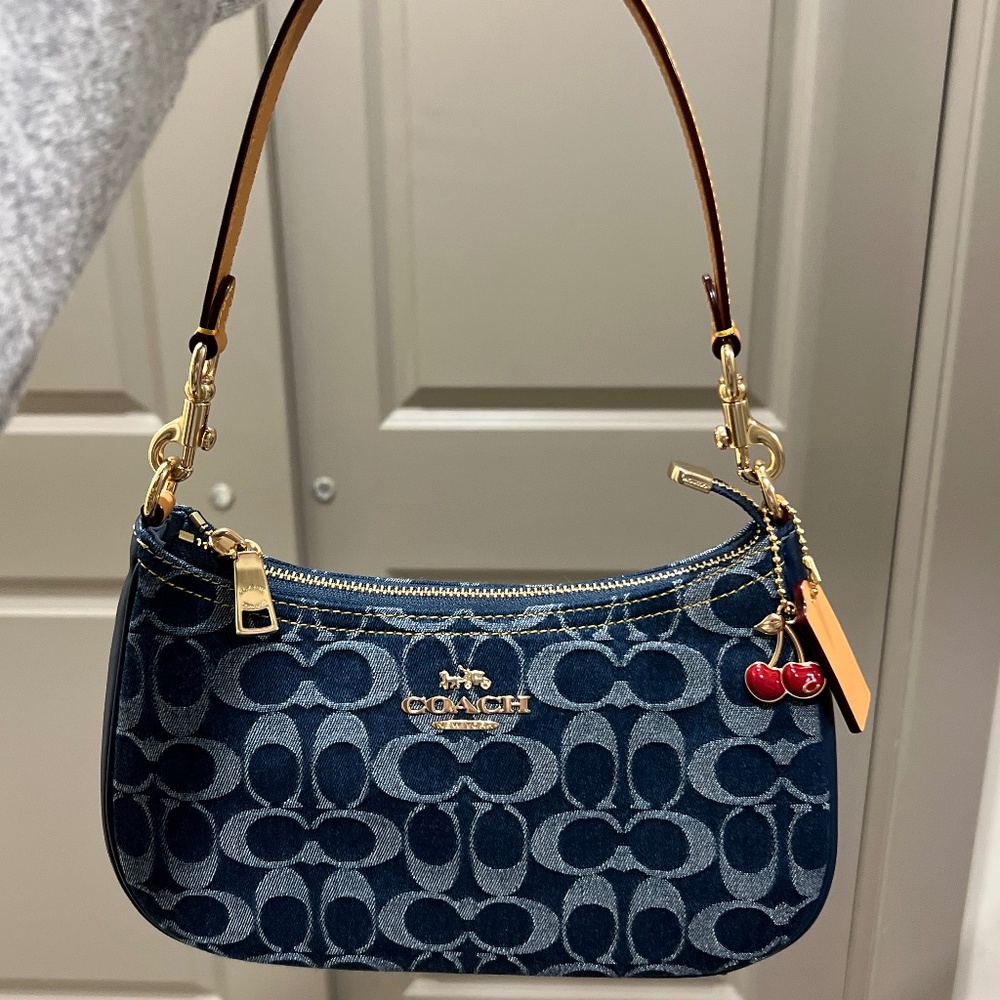 Teri Shoulder Bag In Signature Denim